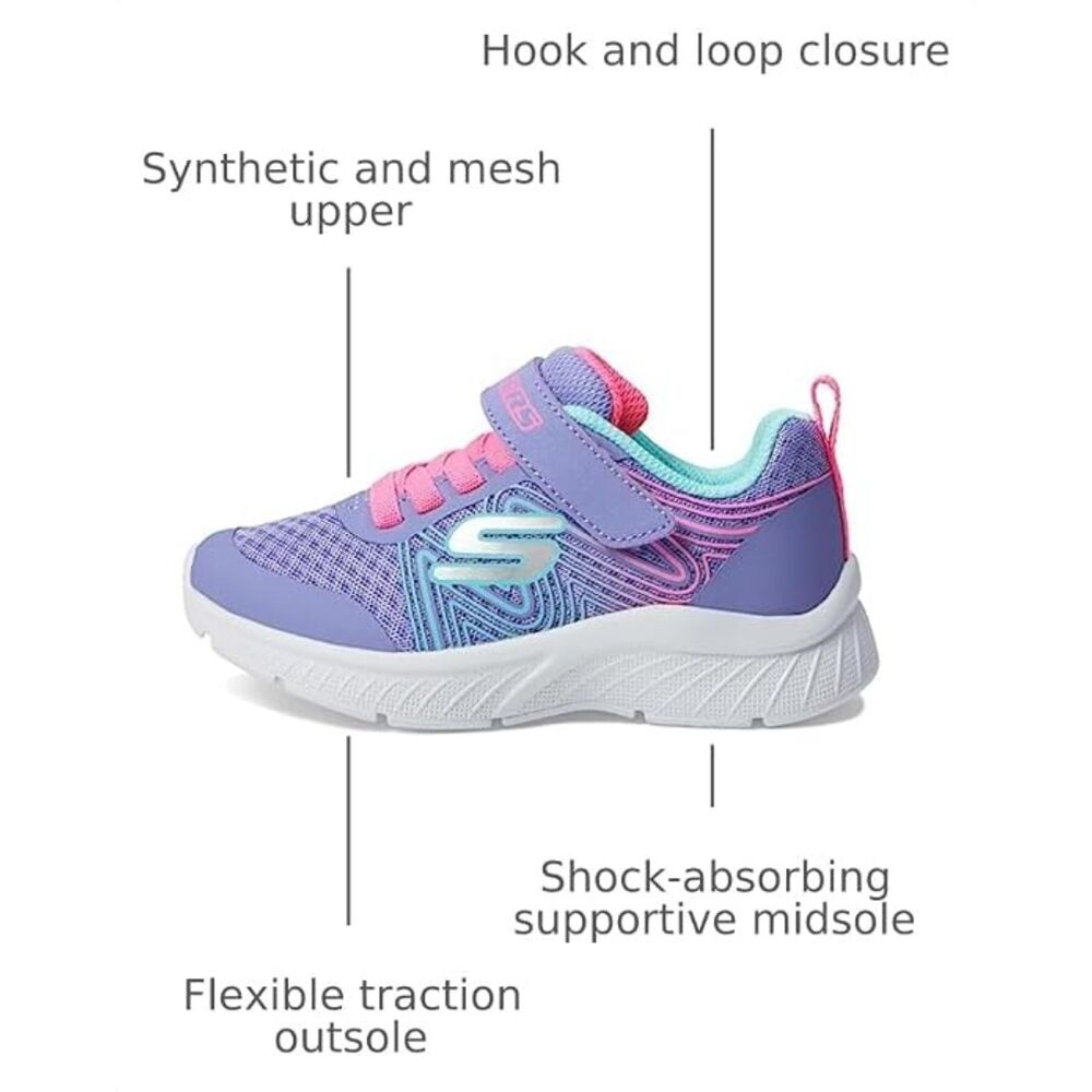 Kid's Size: 4 Uni Sex Texlor w/ Microspec Plus Swirl Sneaker Skechers New in Box